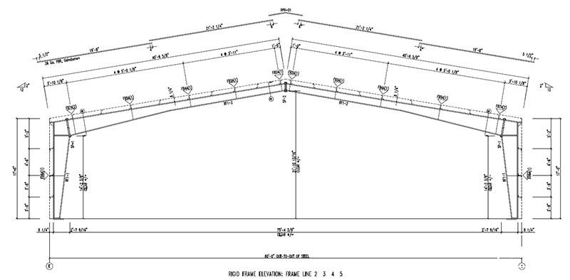 80x120x16 Metal Building Kit 80x120x16 Metal Building