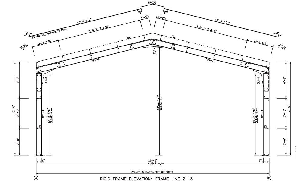 30x40x12 Metal Building 30x40x12 Metal Building Kit