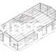 Wire Frame Plans for a Steel Building