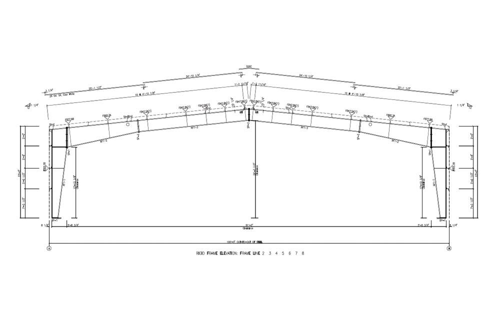 CA1809 | Plans for a Used Metal Building Plans for a Used Metal Building