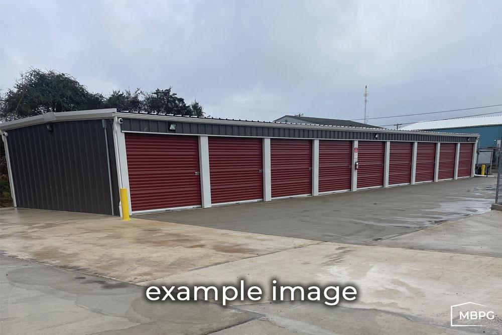 OR1811-0 | brown with red doors mini storage brown with red doors mini storage